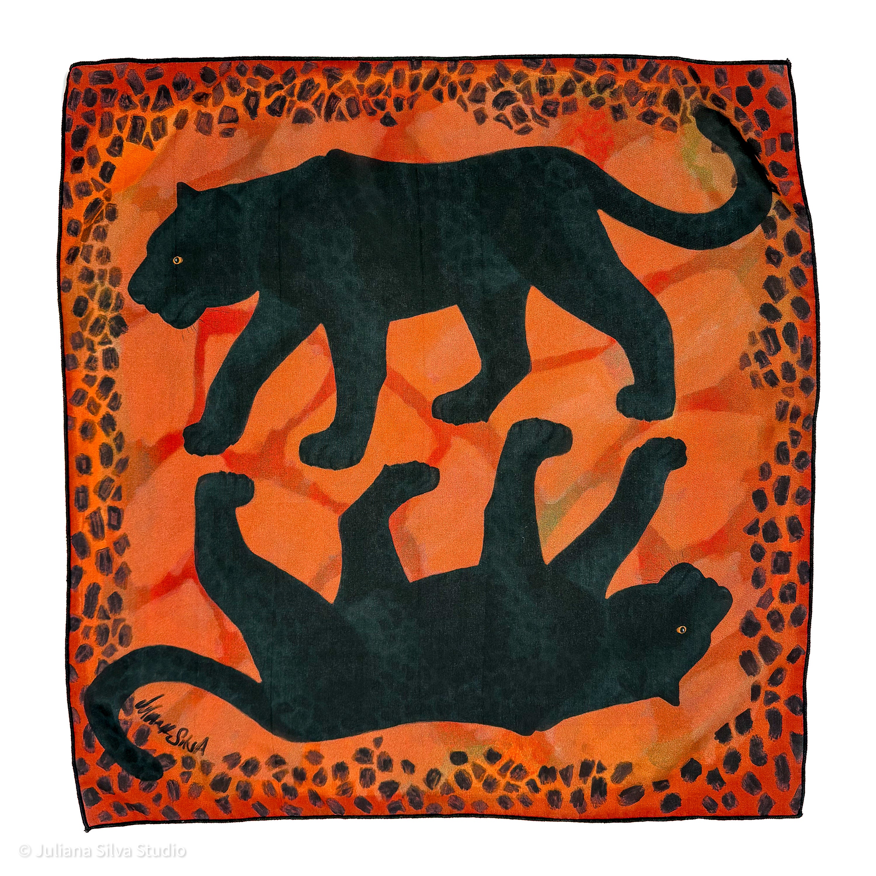 Double Panther Scarf