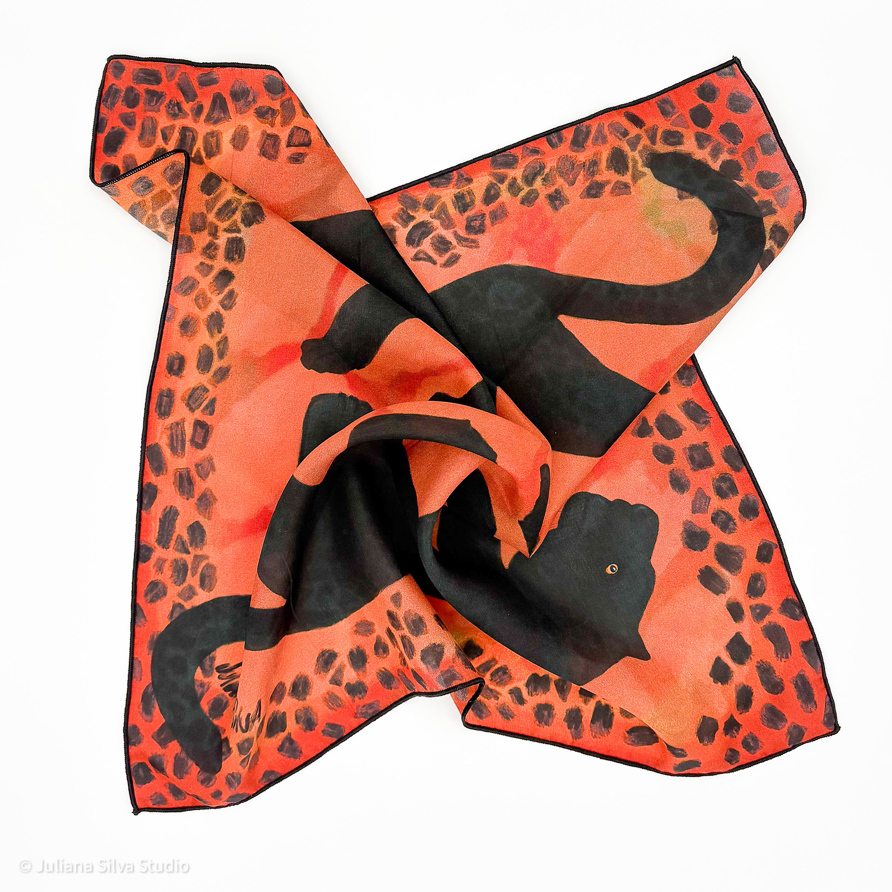 Double Panther Scarf
