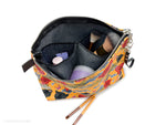 Load image into Gallery viewer, Volcano's Roar Yellow Makeup Bag
