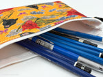 Load image into Gallery viewer, Volcano’s Roar yellow Pencil Case
