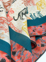 Load image into Gallery viewer, Retro Panthers Scarf
