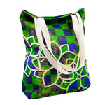 Load image into Gallery viewer, Flowers &amp; Tiles Basic Tote Bag
