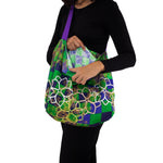 Load image into Gallery viewer, Flowers &amp; Tiles Day Tote Bag
